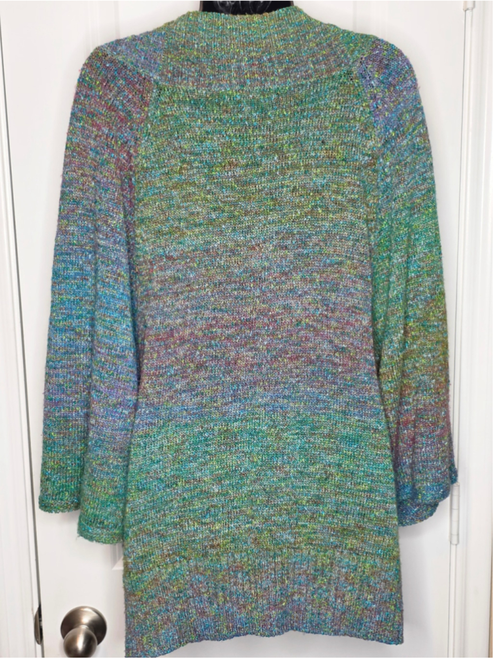 Coldwater Creek Green Blue Cardigan Women's Size XL - Picture 3 of 5